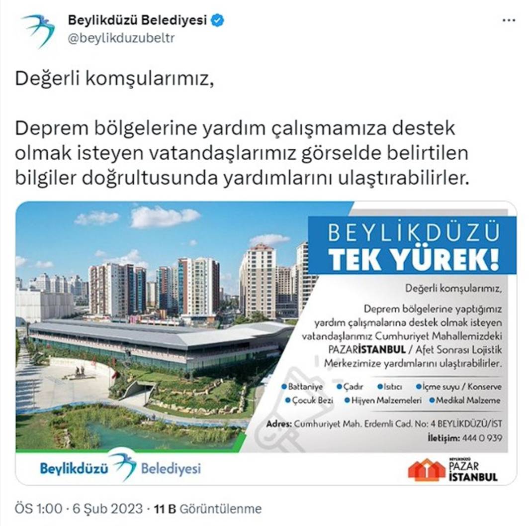 Deprem bölgesine yardım kampanyası başladı! İşte bölgede en çok ihtiyaç duyulan malzemeler ve yardım yapılacak adresler 32